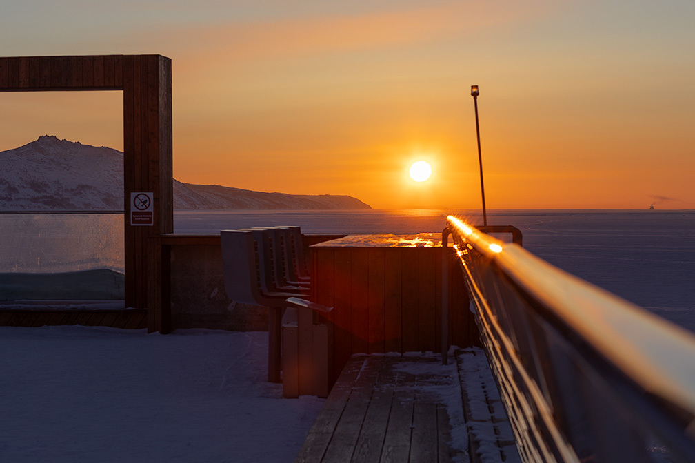 Закат над бухтой Нагаева