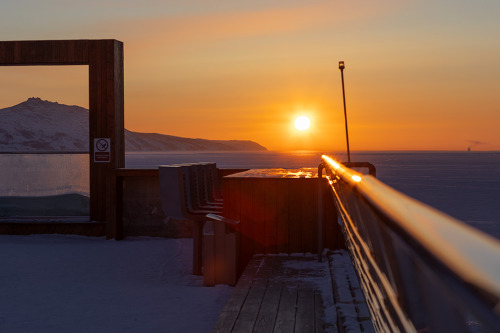 Закат над бухтой Нагаева
