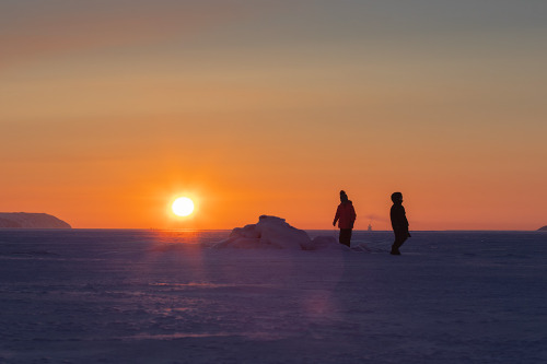 Закат над бухтой Нагаева
